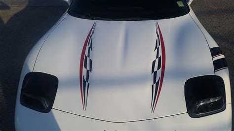 C5 Corvette Super Hood Spear Stripes - VetteStripes.com