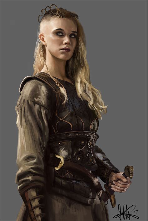 ArtStation - Thorunn Vikings Fanart, Jeffrey Chang | Fantasias, Personagens de rpg, Personagens