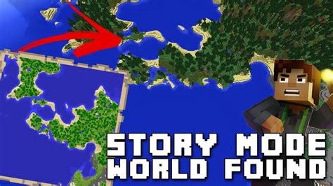 Minecraft Story Mode Seed found using a Map! - YouTube