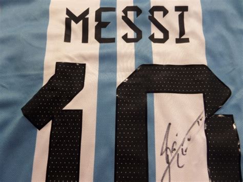 Coach's Corner - Lionel Messi #10 autographed/guaranteed Argentina ...