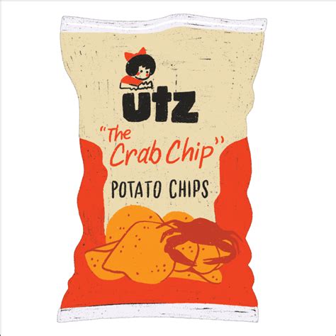 Utz Crab Chips Bag / Sticker | Route One Apparel