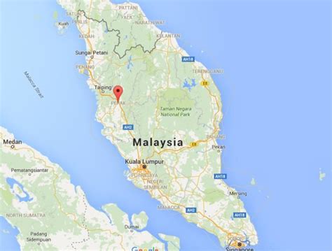 Where is Ipoh on map Malaysia