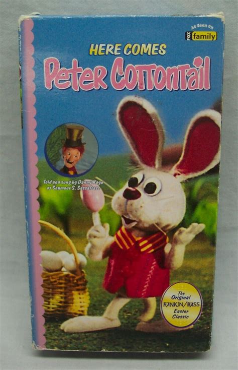 Rankin Bass Easter Classic HERE COMES PETER COTTONTAIL VHS VIDEO | eBay