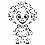 Clown Face Coloring Pages To Download And sketch template