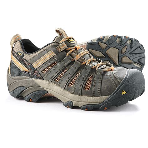 KEEN Utility Men's Flint Low Steel Toe Work Shoes - 423574, Work Boots at Sportsman's Guide