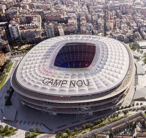 Barcelona reveal stunning new images of £520million Nou Camp stadium ...