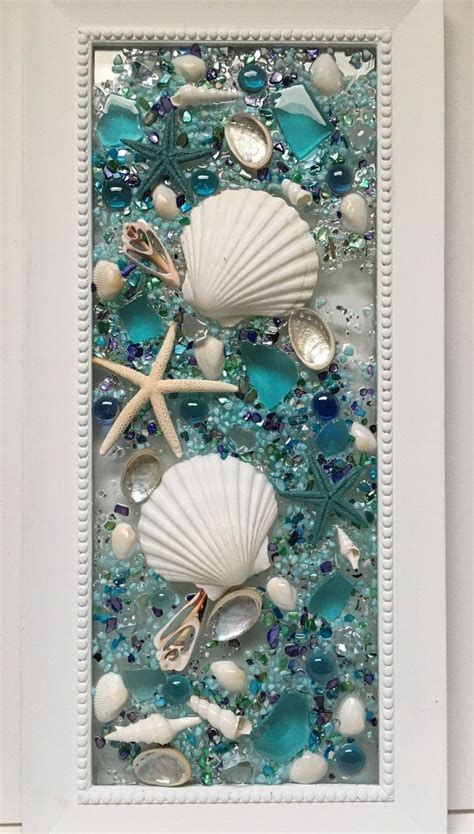 Seashell Decor/seaglass Wallart/beach Wall Art/coastal Decor/ocean ...