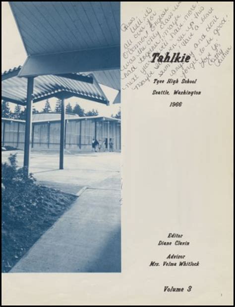 Explore 1966 Tyee High School Yearbook, Seattle WA - Classmates