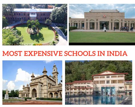 Which are the most expensive schools in India and why?