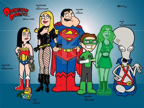 American Dad meets DC Comics by kameleon84 on DeviantArt | American dad, American mom, Dc comics