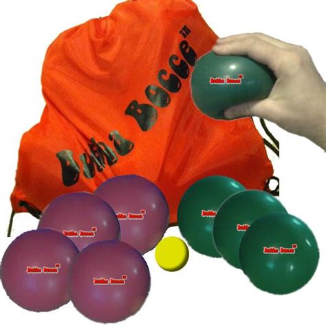 BubbaBocce(tm) - Indoor bocce ball sets designed to simulate USA Bocce Federation official size ...