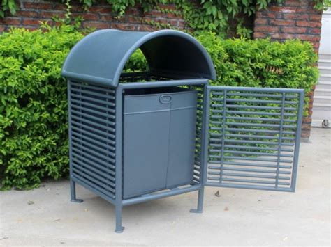 Commercial Outdoor Trash Receptacle / SPT-101 | Sunperk