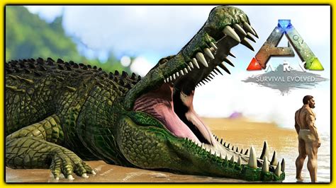 Our Most Powerful Creature - Deinosuchus Taming - Ark - Caballus Map - Ep 6! - YouTube