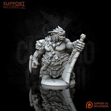 Bugbear miniature for Patreon, on ArtStation at https://www.artstation ...