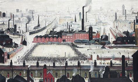 LS Lowry's matchstick men march on London as artist's work shown in ...