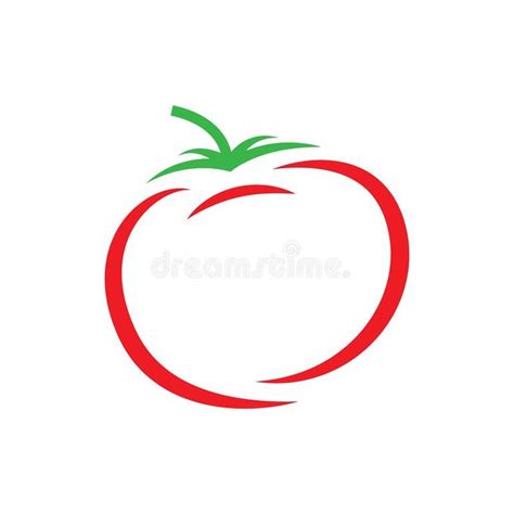 Fresh and Vibrant Tomato Logo Vector