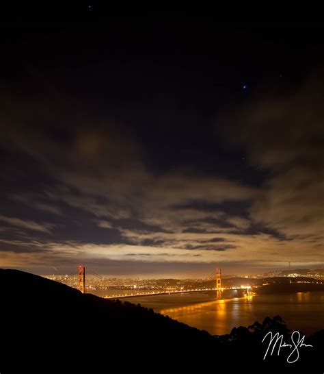 Golden Gate Stars | Golden Gate Bridge, San Francisco, California | Mickey Shannon Photography