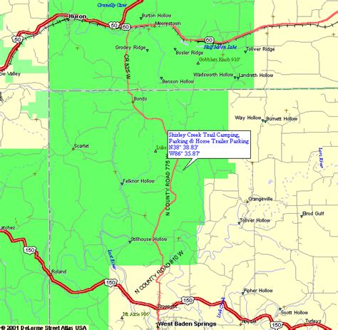 National Forest: Hoosier National Forest Map