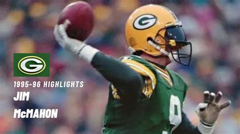 Every Jim McMahon Play With the Packers | 1995-96 Highlights - YouTube