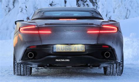 SPIED: Aston Martin DB11 Volante goes winter testing Aston-Martin-DB11 ...