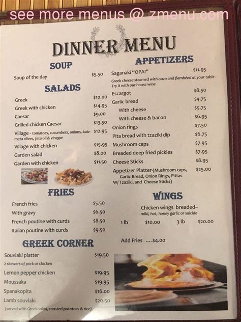 Online Menu of George The Greek Restaurant, Elliot Lake, Ontario, P5A 2T1 - Zmenu