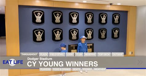 Cy Young Award Winners at Dodger Stadium