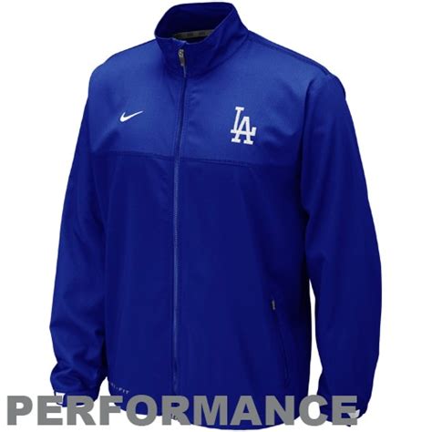 Nike L.A. Dodgers MLB Full Zip Performance Jacket - Royal Blue - Los ...