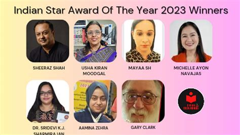 Indian Star Award Of The Year 2023 by Cherry Book Awards