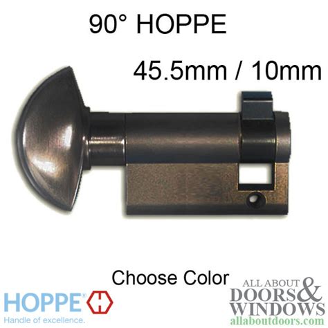 45.5 / 10 New Style HOPPE Non-Logo 90Á Non-Keyed Profile Cylinder Lock, Brass, Choose Color