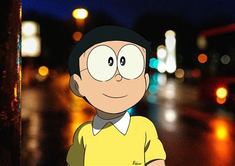 Nobita illustration on Behance | Baby cartoon drawing, Cartoon ...