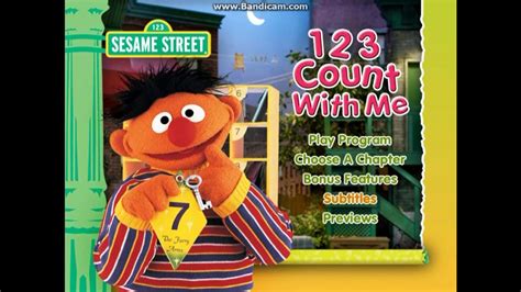 Sesame Street July 8 1997 2009 DVD Menu - YouTube