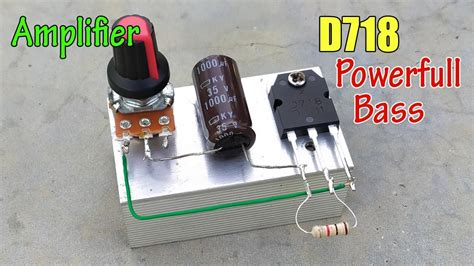 D718 Audio Amplifier Circuit Diagram