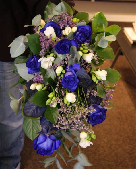 option 4 | Blue roses wedding, Blue themed wedding, Rose wedding bouquet