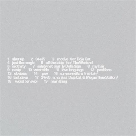 Ariana Grande Positions Deluxe Edition Tracklist / Daydreamin (Single) - Ariana Grande mp3 buy ...