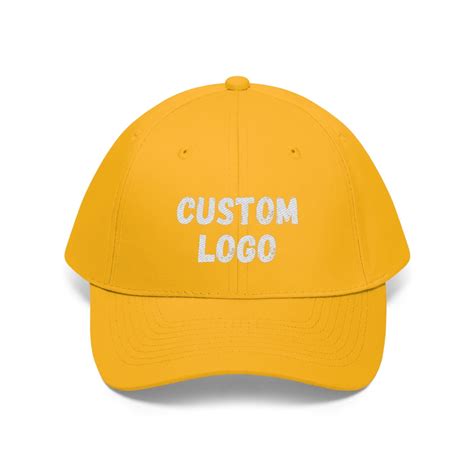 Custom Logo Hat, Embroidered Hat Logo, Twill Cap, Company Logo Gifts ...