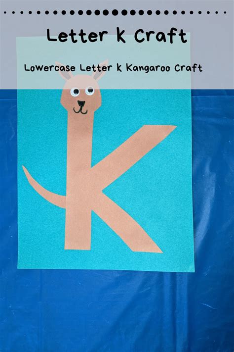 Lowercase Letter K Craft for Preschool - Home With Hollie