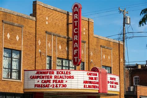 Historic Artcraft Theatre editorial photography. Image of oldtime ...