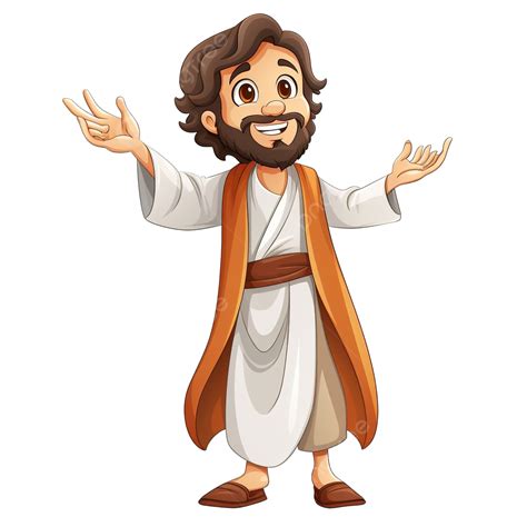 Cartoon Bible Character Apostle James, Bible Clipart, Cartoon Clipart ...