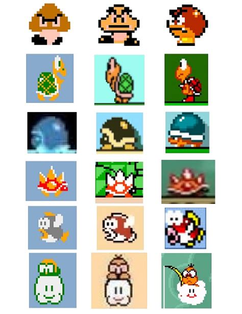 Evolution of 2D Mario enemies : r/gaming