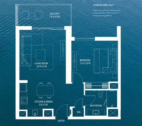 Waters Edge by Aldar - Floor Plan & Layouts