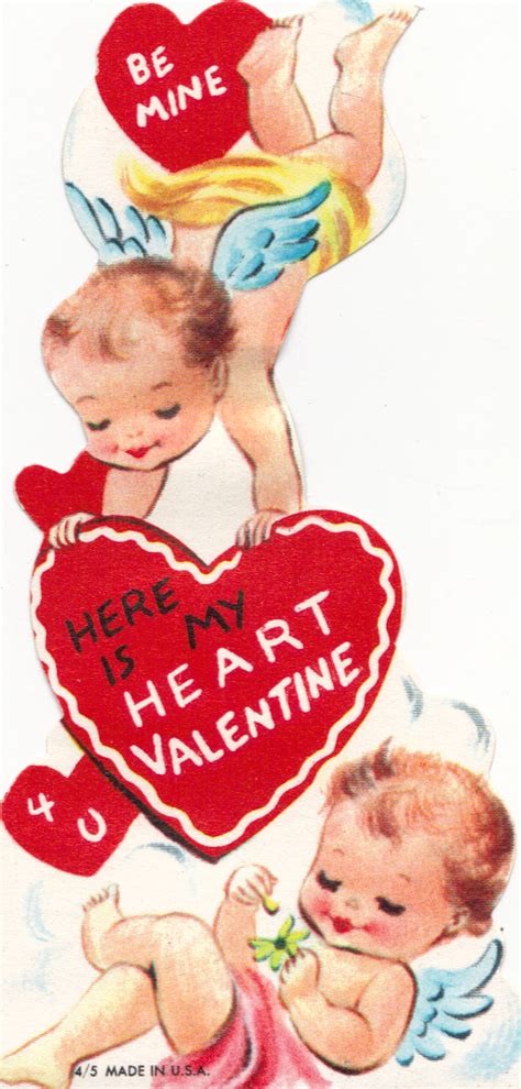 Two Crazy Crafters: Vintage Cupid Valentine