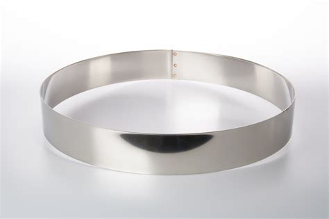 Baking Hoop | Cake Stainless Steel 300x60mm (12x2.25 inch) - Creeds Direct