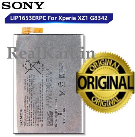 Original Sony Battery For Sony Xperia XA1 Plus (G3421, G3416, G3412) / Xperia XA2 Ultra (Dual ...