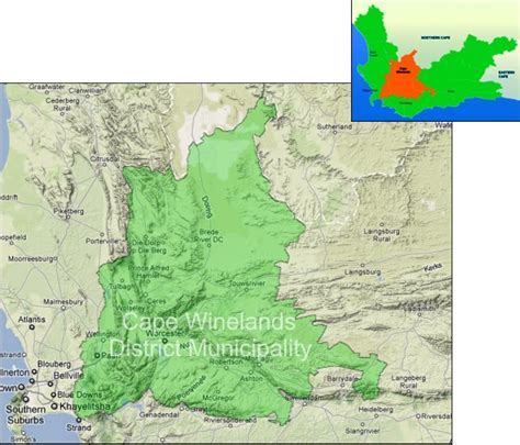 Cape Winelands District Municipality: Overview | Western Cape Government