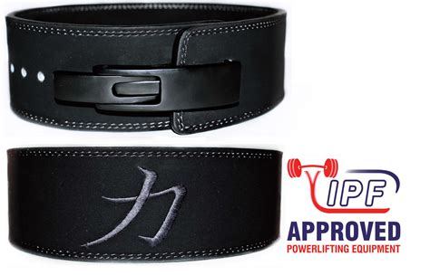 Strength Shop 10MM BLACK POWERLIFTING LEVER BELT – BLACK OUT EDITION ...