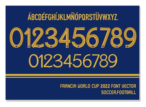 Font Vector France World Cup 2022 Font SVG AI Eps Pdf TTF | soldamaq.com.py