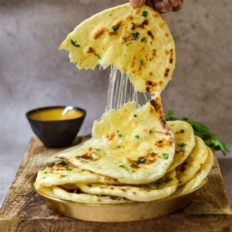 Cheesy Garlic Naan Bread