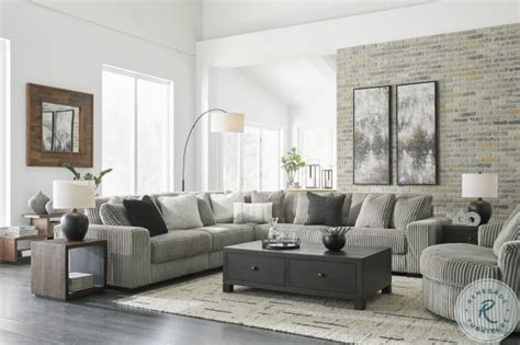 Lindyn Fog Sectional from Ashley Furniture | Coleman Furniture