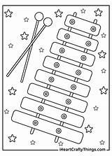 Musical Instruments Coloring Pages sketch template