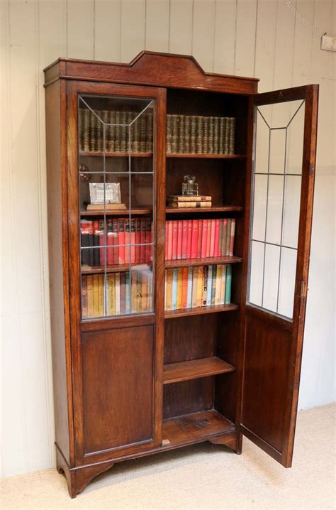 Oak Art Deco Cabinet Bookcase - Antiques Atlas